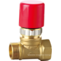 equal shape cw617 material brass Electric male thread stop valve with plastic cap and solenoid
